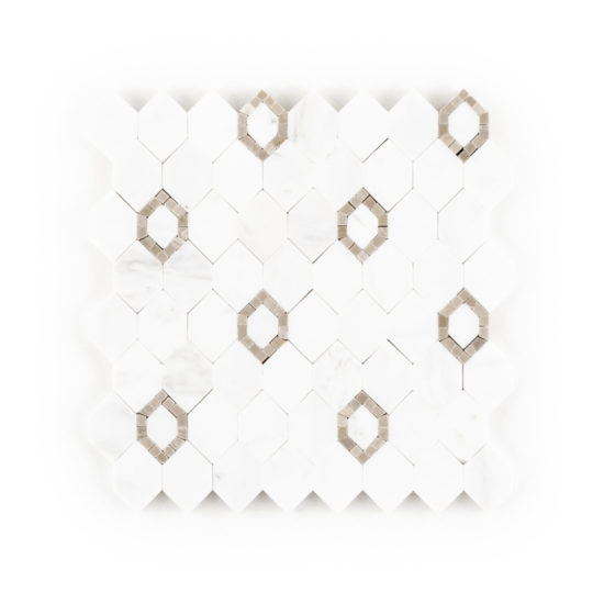Daffodil Cream Mosaic | Qualis Ceramica | Luxury Tile and Vinyl at affordable prices
