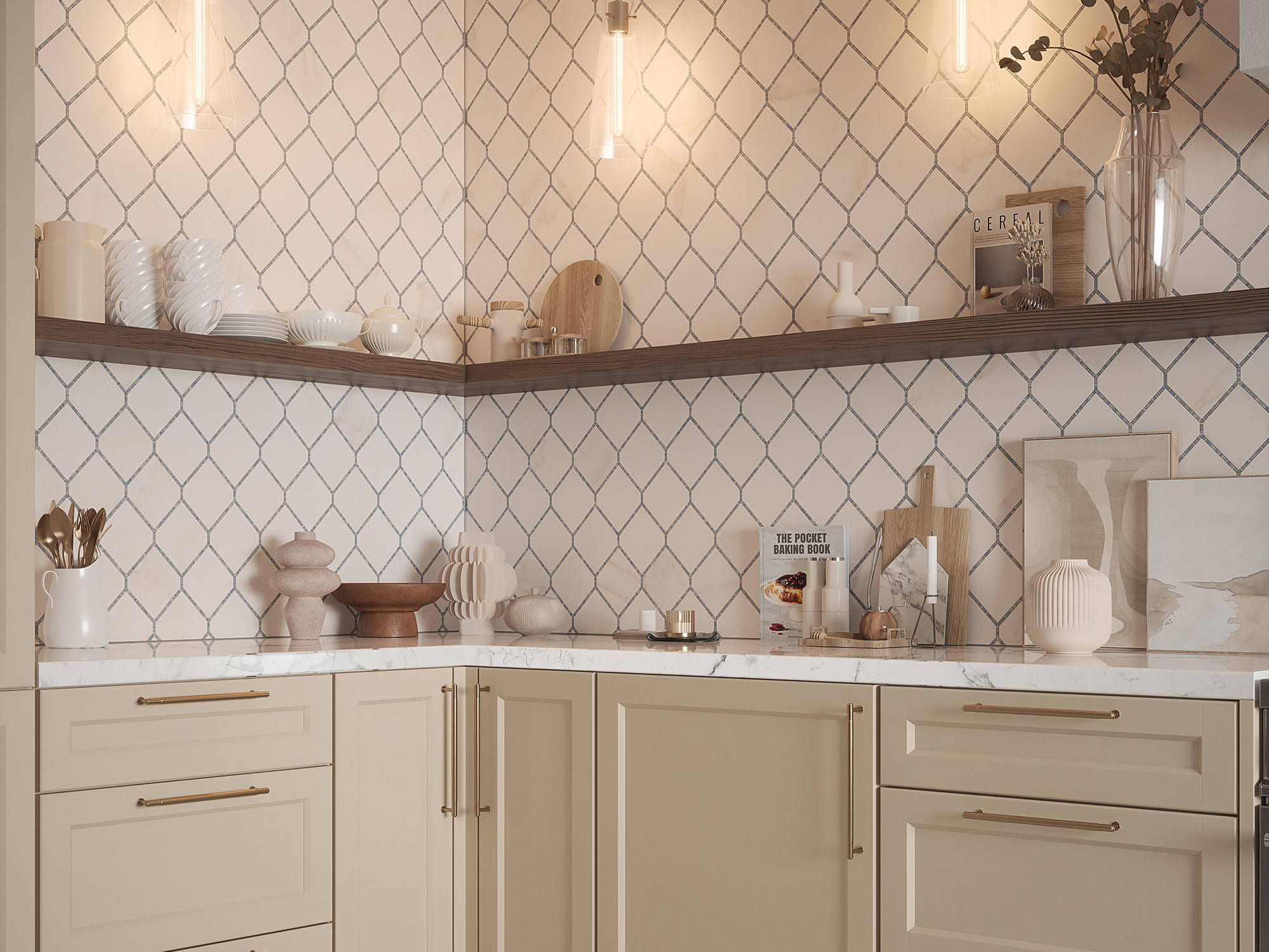 Elm Blue Mosaic 1 | Qualis Ceramica | Luxury Tile and Vinyl at affordable prices