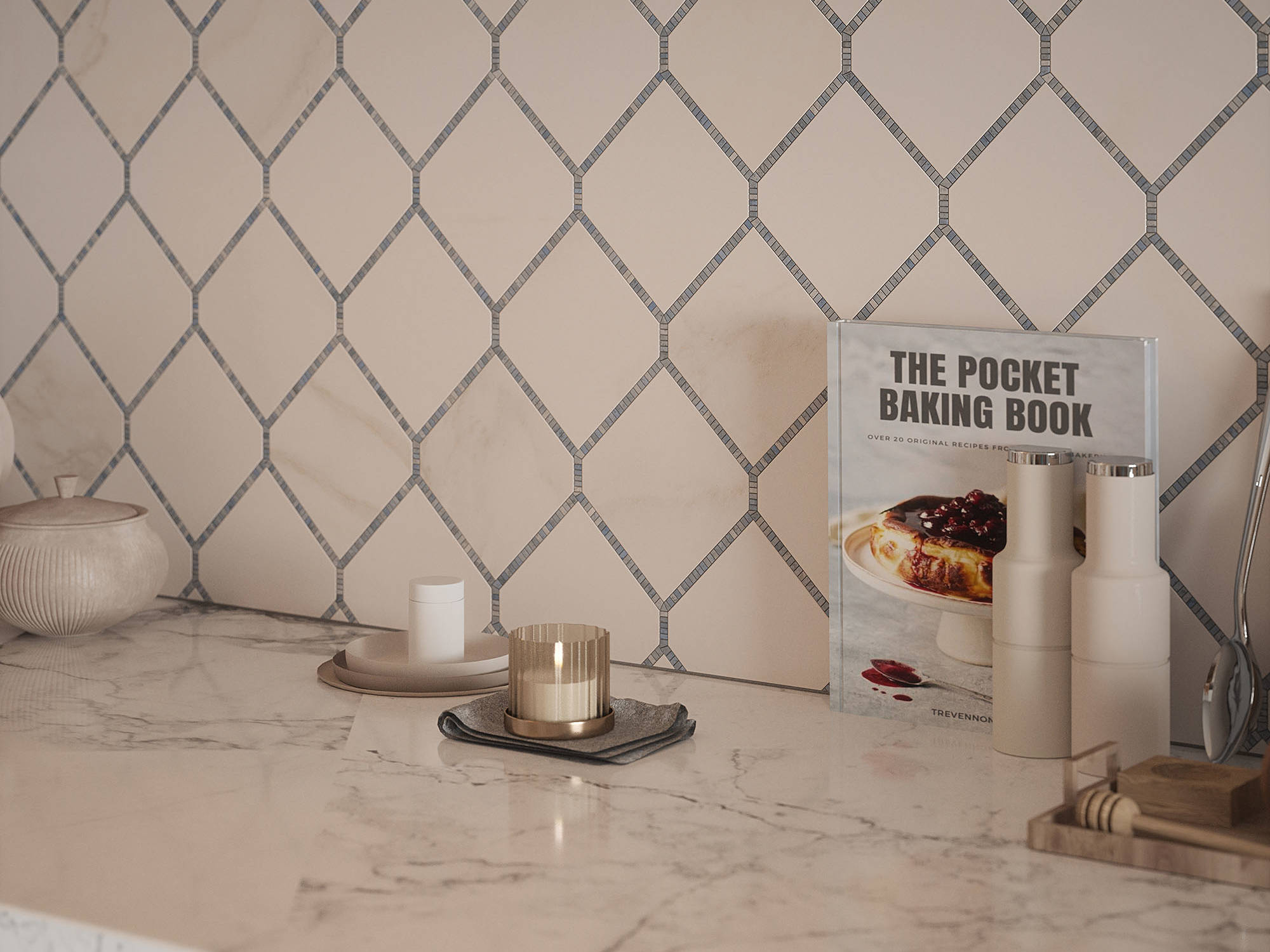 Elm Blue Mosaic 2 | Qualis Ceramica | Luxury Tile and Vinyl at affordable prices