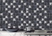 Glass 2"x2" Grey Mix Mosaic | Qualis Ceramica | Luxury Tile and Vinyl at affordable prices