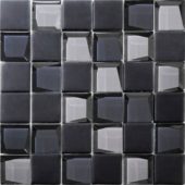 Glass 2"x2" Grey Mix Mosaic | Qualis Ceramica | Luxury Tile and Vinyl at affordable prices