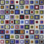 Multicolor Square Mix Glass Resin | Qualis Ceramica | Luxury Tile and Vinyl at affordable prices