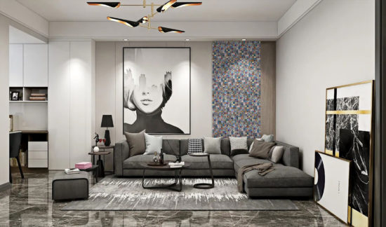 Multicolor Square Mix Glass Resin | Qualis Ceramica | Luxury Tile and Vinyl at affordable prices