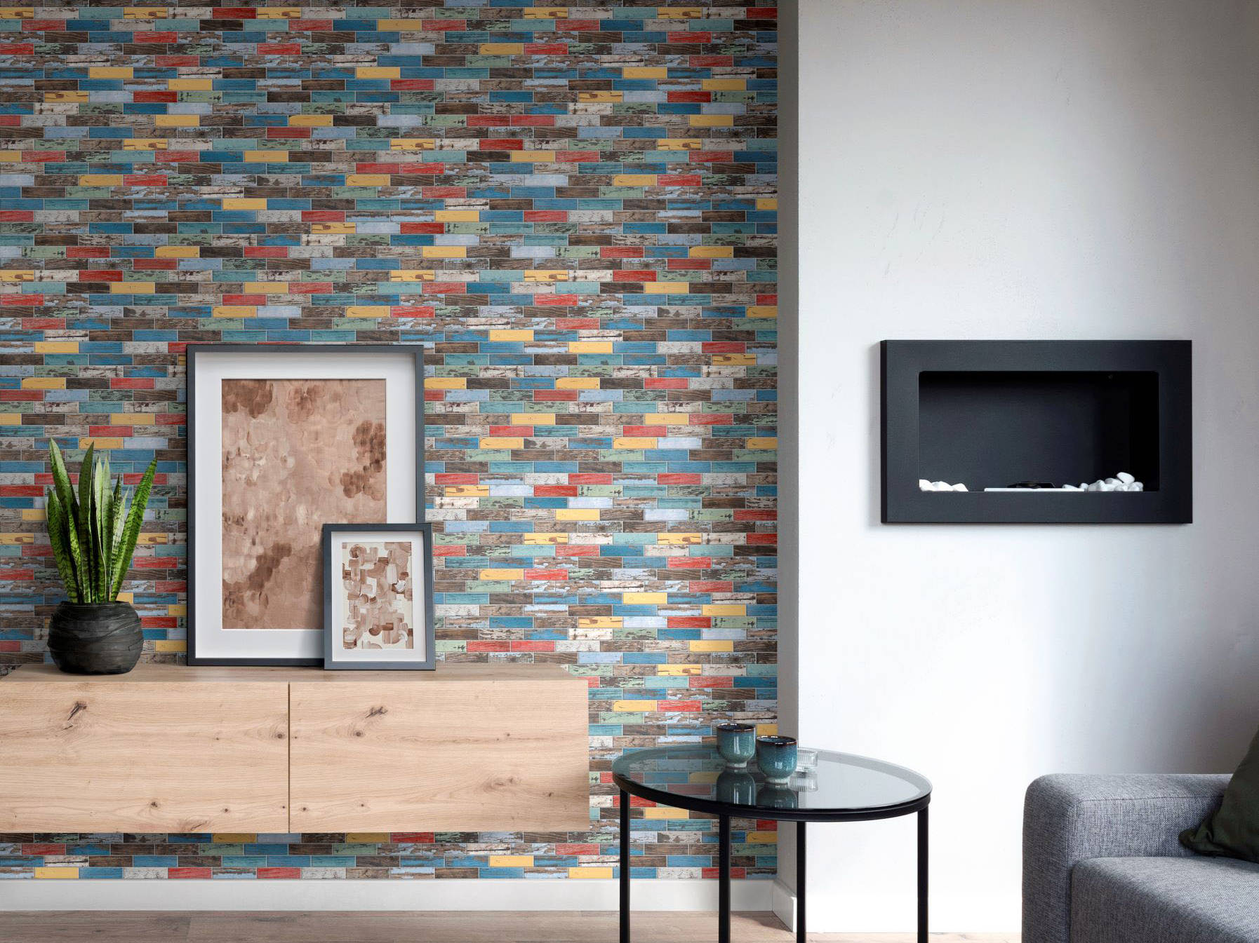 Multicolor Wood 1.1 | Qualis Ceramica | Luxury Tile and Vinyl at affordable prices
