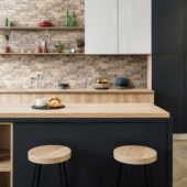 Slate Stone Beige Glazed Ceramic 2"x6" Brick | Qualis Ceramica | Luxury Tile and Vinyl at affordable prices