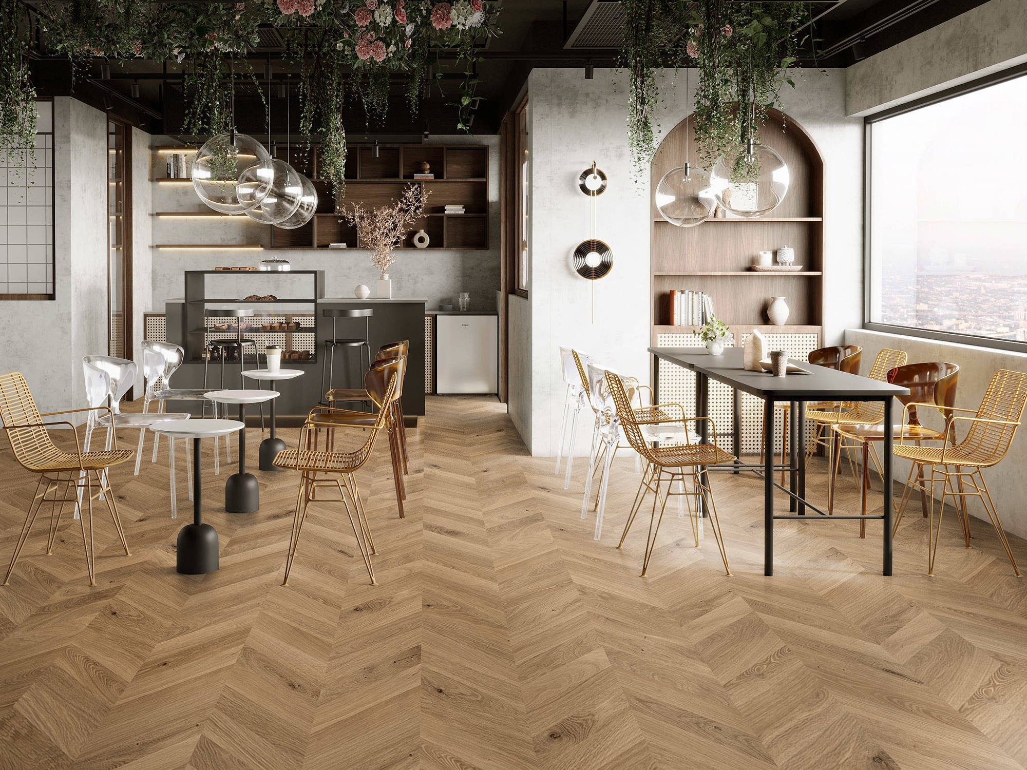 True Earth Chevron 7 | Qualis Ceramica | Luxury Tile and Vinyl at affordable prices