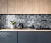 Zellige Glazed Ceramic Grey Mix 3"x3" | Qualis Ceramica | Luxury Tile and Vinyl at affordable prices