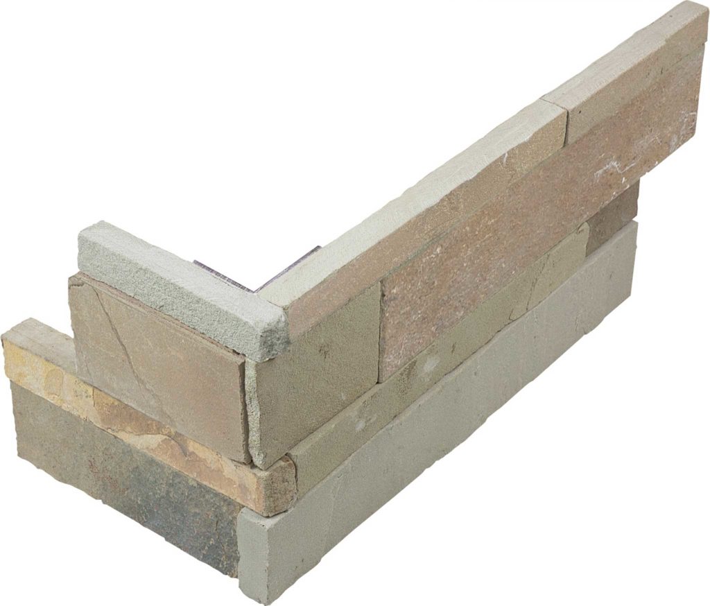 Ledger Stone 6x18 Indian Coast Assembled Corner | Qualis Ceramica ...
